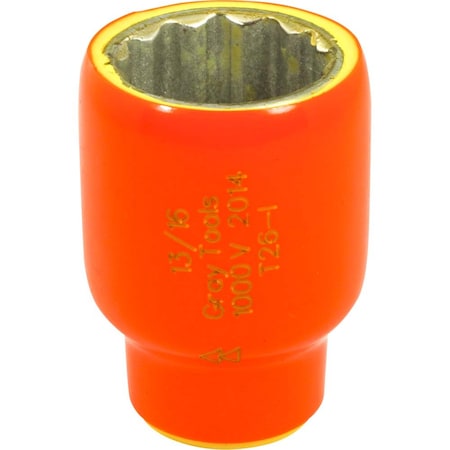 13/16 X 3/8 Drive, 12 Point Standard Length, 1000V Insulated